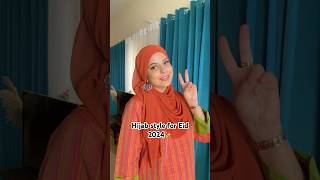 Hijab tutorial for Eid 2024 hijabstyle hijabtutorial eidspecial weddinghijab hijabers eid2024 [upl. by Halonna]