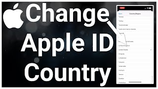 How To Change Apple ID Country And Region [upl. by Sivatco926]