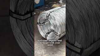 hot dipped galvanized wire calculate weight for export galvanizedwire [upl. by Ylrbmik]