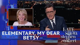 Betsy DeVos Flunked Her 60 Minutes Test [upl. by Koffman]