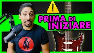 Imparare a Suonare la Chitarra  PRIMA di INIZIARE [upl. by Veronike]