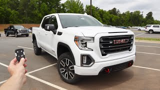 2021 GMC Sierra AT4 1500 Start Up Walkaround Test Drive and Review [upl. by Haraj]