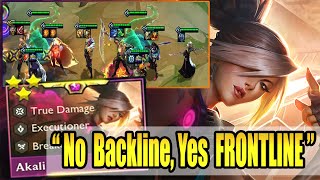 3 STAR AKALI  quot NO BACKLINE YES FRONTLINE quot  TFT SET 10 RANKED [upl. by Marra469]