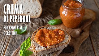 CREMA DI PEPERONI per PASTA o CROSTINI in 5 MINUTI fatta in casa  Marianna Pascarella [upl. by Aluin]