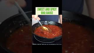 Sweet and Spicy BBQ Sauce  Great Homemade Barbecue Sauce Recipe [upl. by Bywoods]