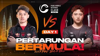 BM 2023 PMRC SEA vs PEL Day 1  PUBG MOBILE Regional Clash  Perlawanan Bermula [upl. by Sand349]