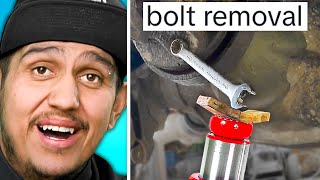 Mechanics React to More Awful Tiktok Repair Hacks [upl. by Malliw156]