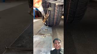 Explosion proof tyre testing shorts tirecrush satisfying tires airless trending tirepros [upl. by Peria]