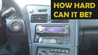 1995 Toyota Celica radio removal and more [upl. by Czarra]