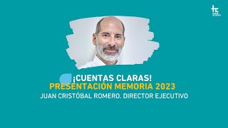 ¡Cuentas claras Juan Cristóbal Romero presenta la memoria 2023 del Hogar de Cristo [upl. by Llednor]