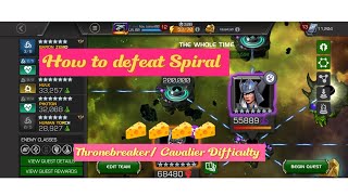 How to Defeat Spiral Thronebreaker  Cavalier Difficulty please subscribe [upl. by Richelle]