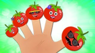 tomate dedo familia  rimas para niños  musica infantil  Tomato Finger Family  Preschool Español [upl. by Gherlein]