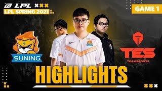 Highlights SN vs TES  GAME 1  SOFM VÀ ĐỒNG ĐỘI PHỐI HỢP COMBAT NHỊP NHÀNG  MÀN RA MẮT CỦA SNON [upl. by Rehpotisrhc]