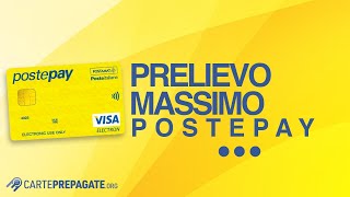 Prelievo massimo Postepay Poste Italiane importo per Standard Junior Evolution [upl. by Forward]