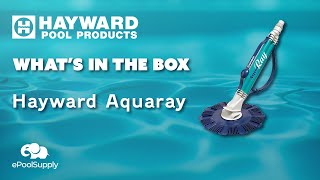 Whats In The Box  Hayward AquaRay Suction Side Cleaner [upl. by Ahsiuqat511]