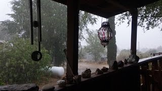 ASMR Rainstorm Whisper On The Porch [upl. by Naujaj]