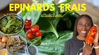 ÉPINARDS 8 MINUTES DE CUISSONRECETTE FACILE [upl. by Jenelle]