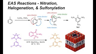 EAS SEAr Reactions  Nitration Halogenation amp Sulfonylation IOC 36 [upl. by Marnie]