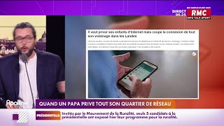 Un père installe un brouilleur dondes pour priver ses enfants décrans [upl. by Ggerg824]