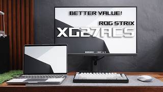 ROG Strix XG27ACS Review  New Bang for the Buck 1440p Gaming Monitor [upl. by Imer587]