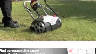 ALKO Combi 32VLE Lawn Scarifier Aerator  The Green Reaper [upl. by Easlehc]