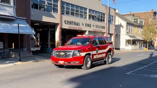 Allentown fire department battalion chief 43 responding [upl. by Aicilehp962]