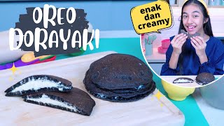 NAYFA BIKIN OREO DORAYAKI  Fun Cooking Nayfa [upl. by Sessylu]