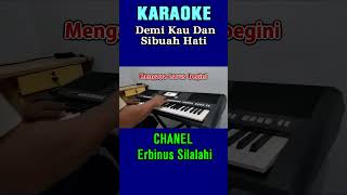 DEMI KAU DAN SIBUAH HATI  karaoke karaoke80an shorts pancepondang [upl. by Amein]