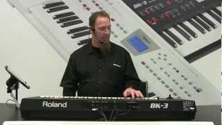 Roland BK3 NAMM 2013 Booth Demo [upl. by Emerej]