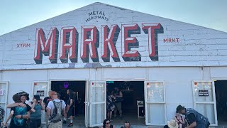 Hellfest 2024  Metal Market walkthrough [upl. by Adniroc972]