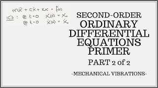 Differential Equations Primer 2 of 2  Finding the Particular SteadyState Solution [upl. by Oinotnas]