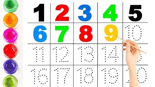 1234 Number Names  1 To 20 Numbers Song  12345 learning for kids  Counting Numbers [upl. by Files]