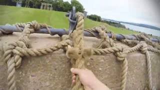 ROYAL MARINES COMMANDO TEST TARZAN ASSAULT COURSE GOPRO POV [upl. by Aileno603]