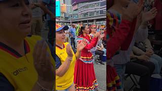 Latin Parade and Fall Fiesta at Yonge Dundas Square Toronto FULL vlog on my channel [upl. by Wolff746]