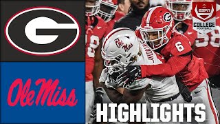 Georgia Bulldogs vs Ole Miss Rebels  Full Game Highlights [upl. by Ainit]