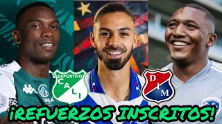 ¡REFUERZOS INSCRITOS EN EL CALI😱 Posible titular Deportivo Cali ante Medellín en la Liga [upl. by Anilatac722]