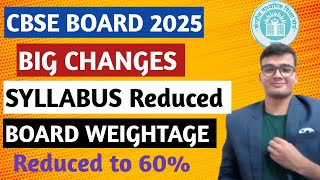 CBSE Board Exam 2025 Big Changes  Syllabus reduced  Major Changes in CBSE 2025 [upl. by Htebazie]