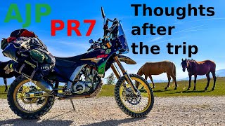 AJP PR7 review after 11000 kilometers trip [upl. by Dagnah]