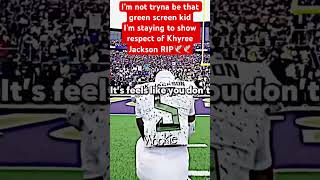 RIP Khyree Jackson 🕊️nfl football edit sad [upl. by Akinajnat]