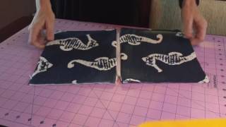 Zipper pouch tutorial  Super easy 5 minutes 5 straight seams [upl. by Canty]