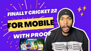 quotStepbyStep Guide to Playing Cricket 22 on Mobile Devicesquot  with proofs  cricket 22 [upl. by Stiles]