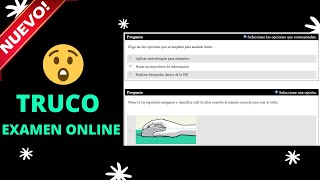 ACTUALIZADO truco para saber la respuesta correcta de un examen en linea ONLINE o test [upl. by Ethelin]