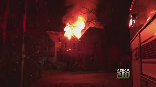 House Fire In Wall Destroys Home 4 Pets Perish [upl. by Kolivas]