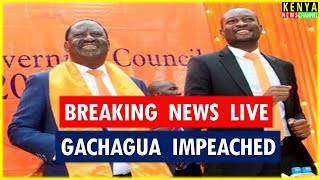 LIVE  ODM Leaders addressing the Nation after Gachagua impeachment in Parliament [upl. by Anitsyrc]