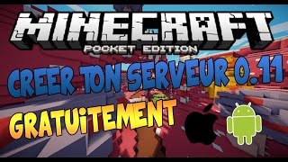 Créé votre serveur MCPE 011 gratuitement [upl. by Braasch]