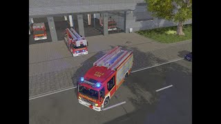 notruf 112 met de hoogwerker  huis brand [upl. by Samohtnhoj478]