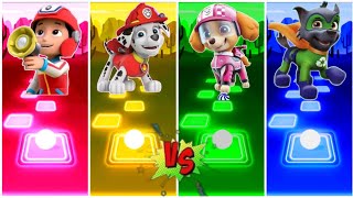 Paw Patrol Ryder 🆚 Marshall 🆚 Skye 🆚 Rocky 🎶 Who is Best [upl. by Atteynad]