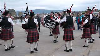 SCOTLAND  Invergordon Seeing off the cruise ship [upl. by Anile356]