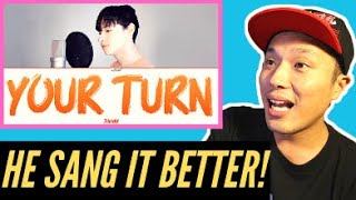 JOHNNY Your Turn Cover Original by KAACHI REACTION  HE SANG IT BETTER [upl. by Fisch788]