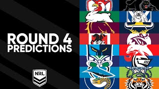 NRL Round 4 Predictions 2024 [upl. by Alger53]